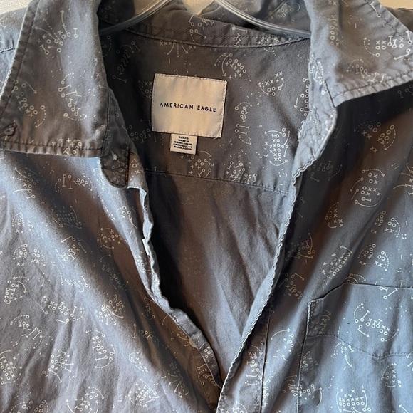 Button down dress shirt grey size large - Picture 3 of 9